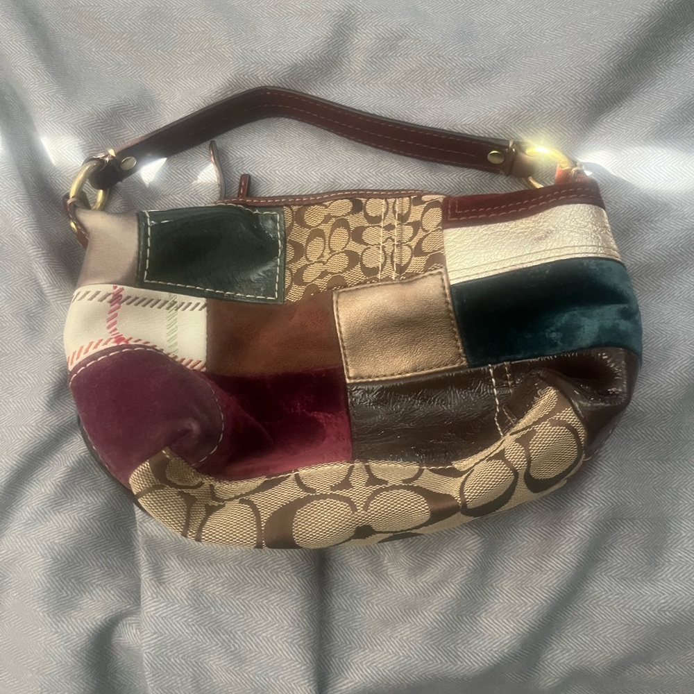 Patchwork Shoulder Bag - image 1